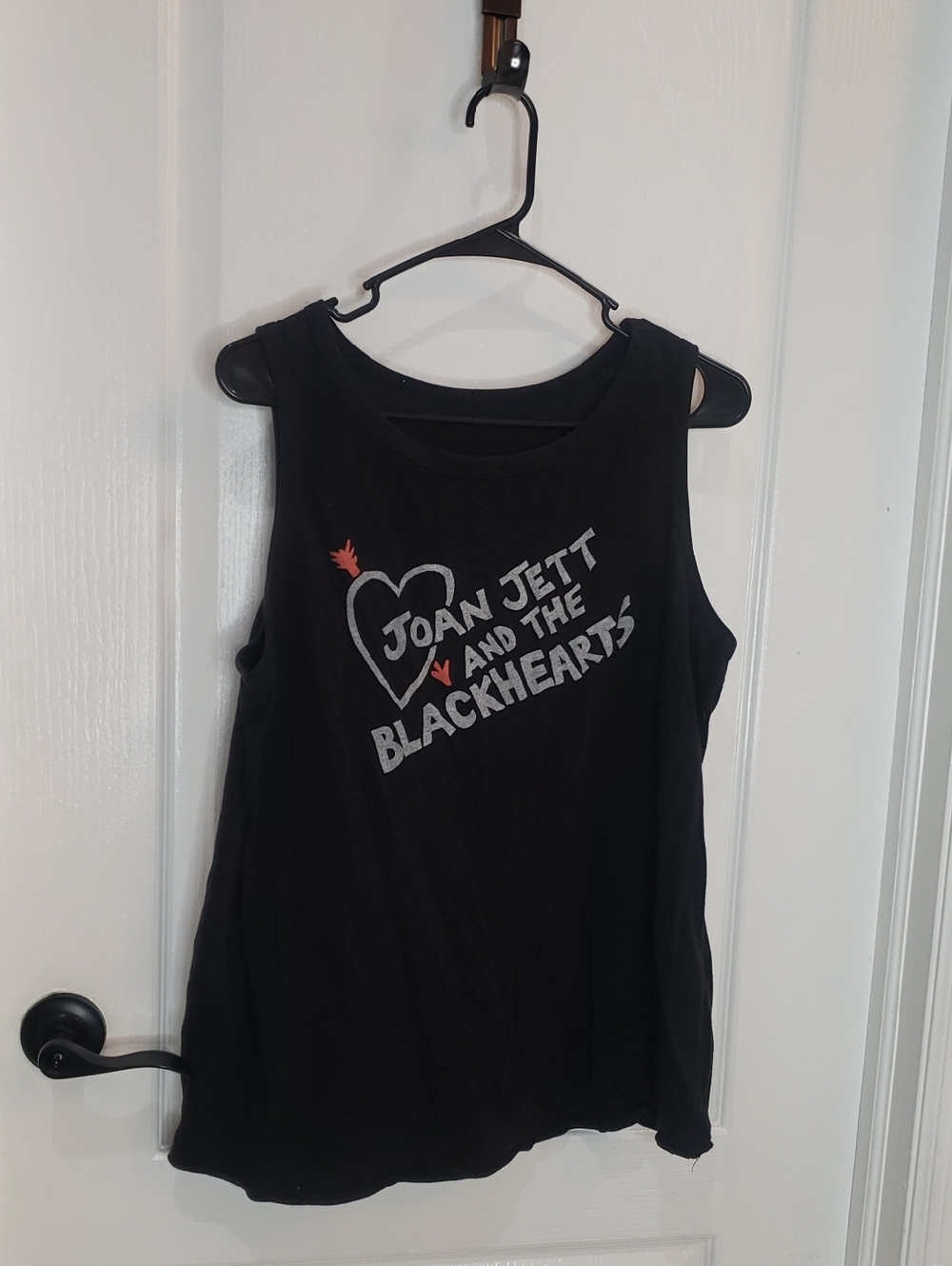 Joan Jett And The Blackhearts Band Black Tank Top Size 2XL